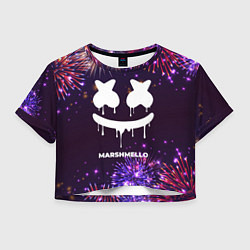 Женский топ Праздничный Marshmello
