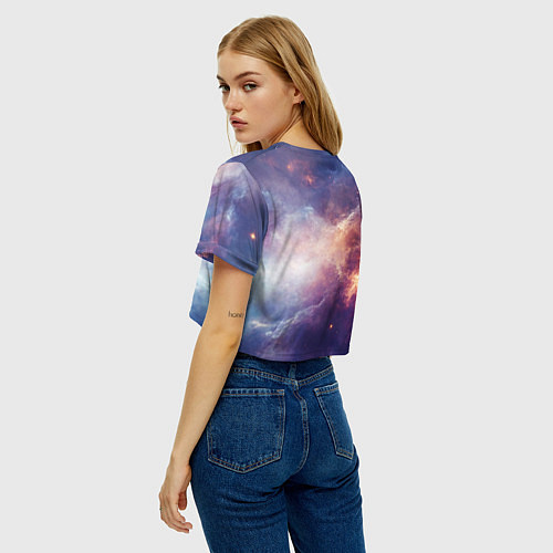 Женский топ Туманности космоса / 3D-принт – фото 4