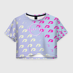 Футболка 3D укороченная женская Starfield x nfs, цвет: 3D-принт