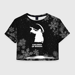 Футболка 3D укороченная женская Снежный Children of Bodom, цвет: 3D-принт
