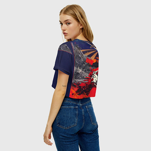 Женский топ Советский Союз - Заря Человечества / 3D-принт – фото 4