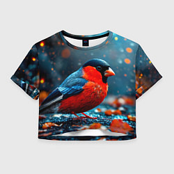 Женский топ Обыкновенный снегирь
