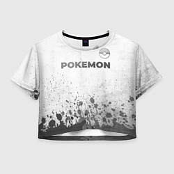 Женский топ Pokemon - white gradient посередине