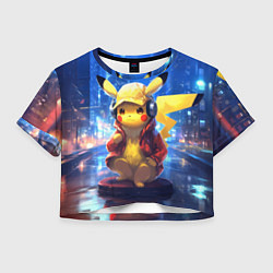 Женский топ Диджей Пикачу