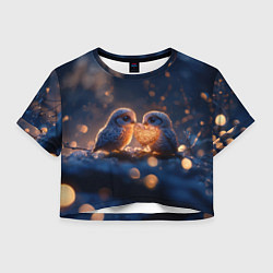 Женский топ Милые влюбленные совушки