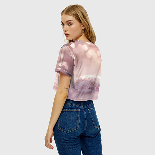 Женский топ Влюбленные белочки с сердечком / 3D-принт – фото 4