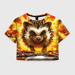 Женский топ Еж в огне