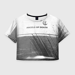 Женский топ Angels of Death - white gradient посередине