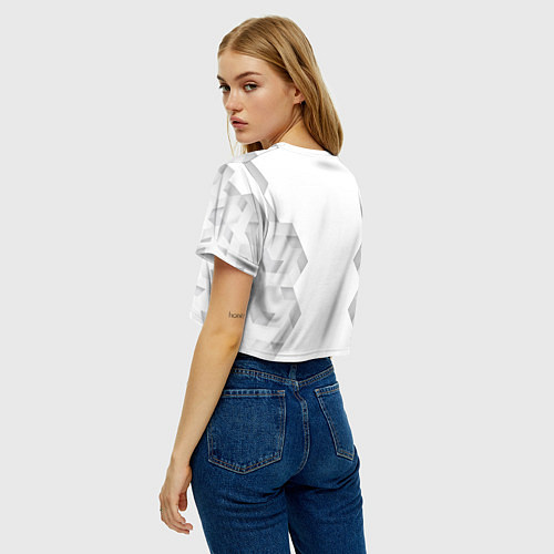 Женский топ Avril Lavigne white poly / 3D-принт – фото 4