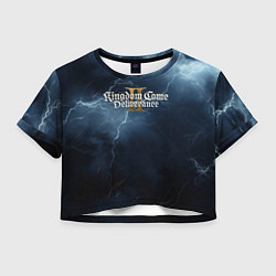 Женский топ Kingdom Come Deliverance 2 blue sky