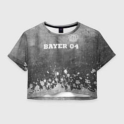 Женский топ Bayer 04 - grey gradient посередине