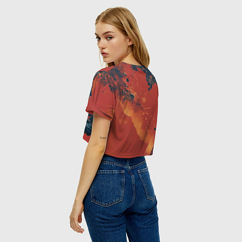 Женский топ Бандит Джокер / 3D-принт – фото 4