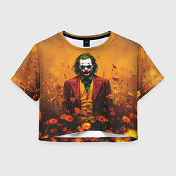 Женский топ Джокер в поле цветов