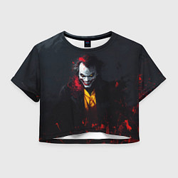 Женский топ Джокер в красной краске