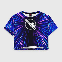 Женский топ Chainsaw Man neon energy