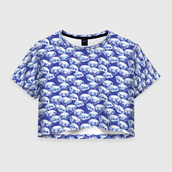 Женский топ Голубые бриллианты