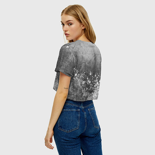 Женский топ Dead Space - grey gradient посередине / 3D-принт – фото 4