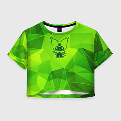 Женский топ Kuromi green poly