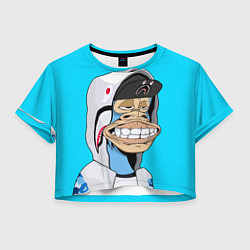 Женский топ NFT ape in the hood