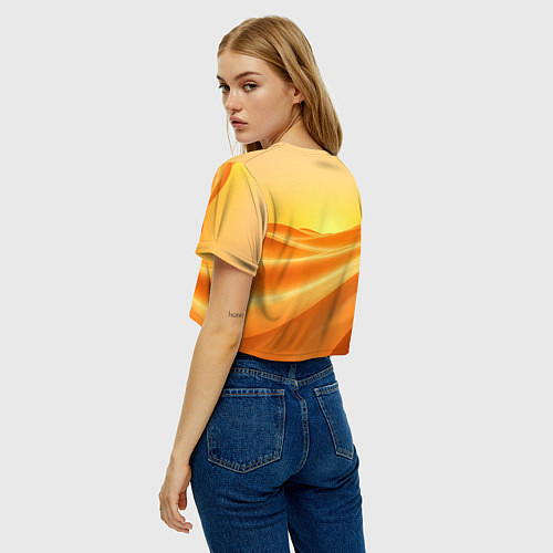 Женский топ Золотые пески / 3D-принт – фото 4