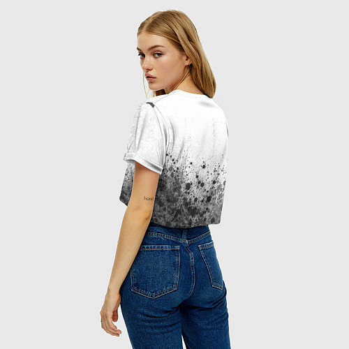 Женский топ Stray - white gradient посередине / 3D-принт – фото 4