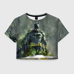 Женский топ Бэтмен зеленые краски