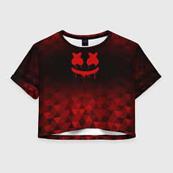 Женский топ Marshmello red poly