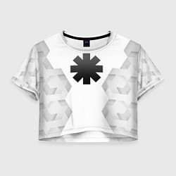 Женский топ Red Hot Chili Peppers white poly
