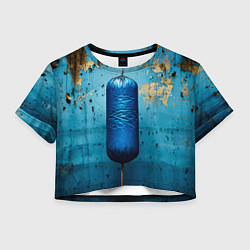 Женский топ Синяя боксерская груша