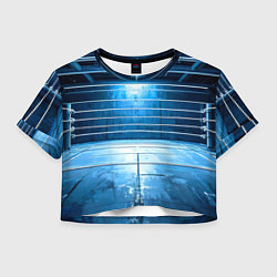 Женский топ Синий ринг