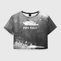 Женский топ Papa Roach - grey gradient
