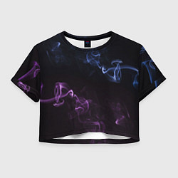 Женский топ Color black blue pink