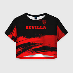 Женский топ Sevilla - red gradient посередине