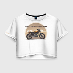 Женский топ Мото-моя жизнь