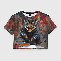 Женский топ Лис из подворотни