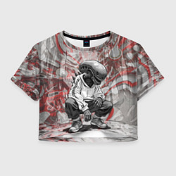 Женский топ Ксеноморф на спорте