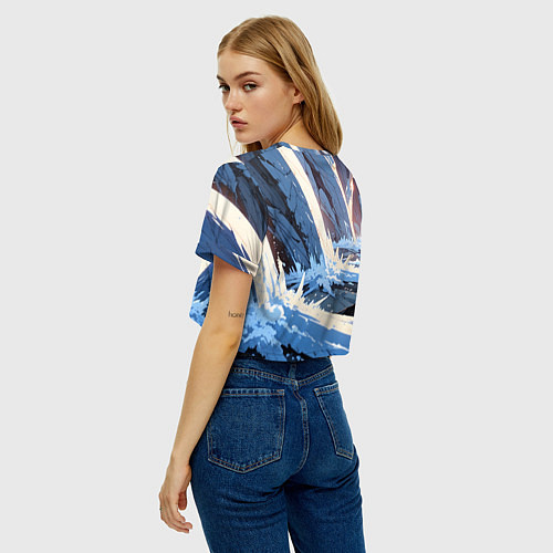 Женский топ Энергия льда / 3D-принт – фото 4