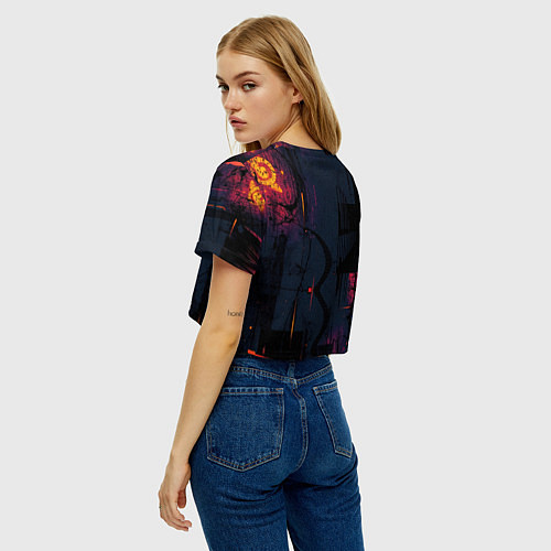 Женский топ Магический лисёнок / 3D-принт – фото 4