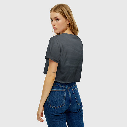 Женский топ Без страха - орел / 3D-принт – фото 4