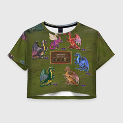 Женский топ HOMM3 Dragons Battle 1