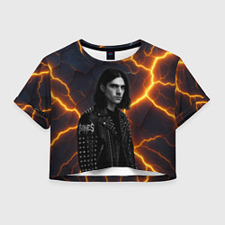 Женский топ Bones рок звезда