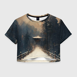 Женский топ Дорога к Японскому храму