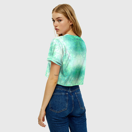 Женский топ Веселая лисичка ест арбуз / 3D-принт – фото 4