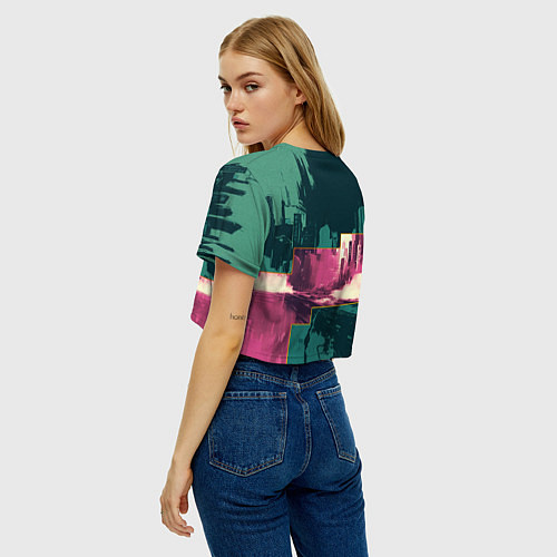 Женский топ Дрифтующий спорткар / 3D-принт – фото 4