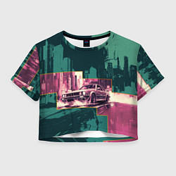 Женский топ Дрифтующий спорткар