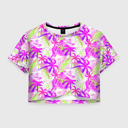 Женский топ Palm tree pink