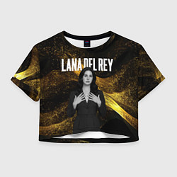 Женский топ Lana Del Rey в черном платье