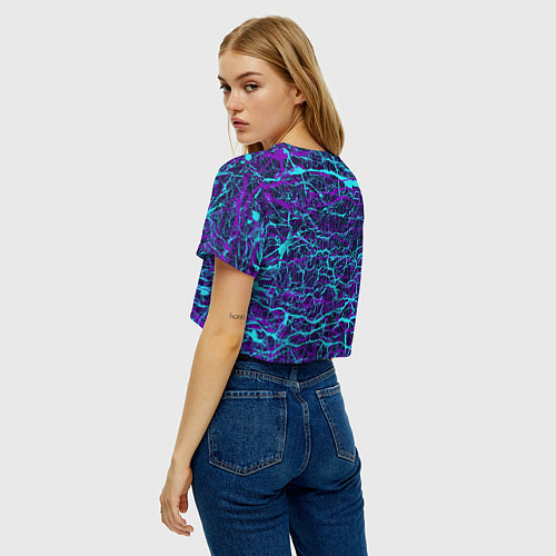 Женский топ Призрак самурая - неновый арт / 3D-принт – фото 4