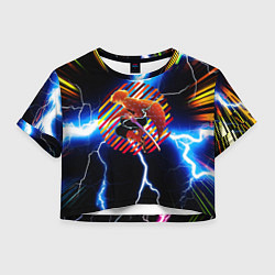 Женский топ Anime Demon Slayer Zenitsu