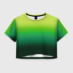 Женский топ Градиент укропное зеленое омбре